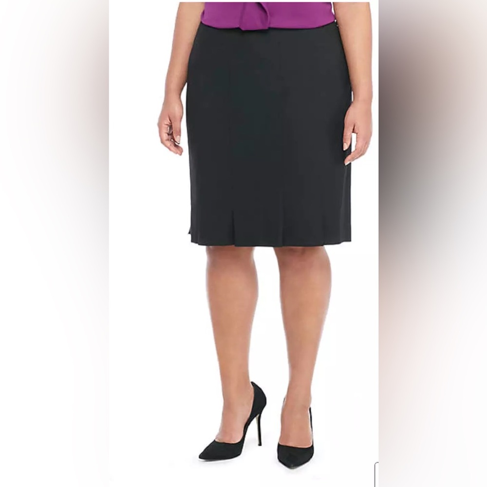 NEW The Limited Navy Essentials Pleated Pencil Skirt-Size 16W